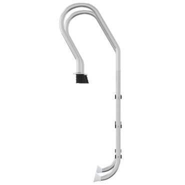 vidaXL Σκάλα Πισίνας 54 x 38 x 158 εκ. από Ανοξείδωτο Ατσάλι