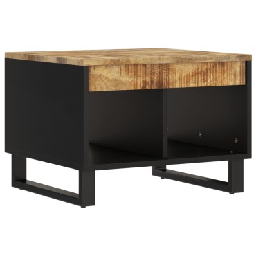 vidaXL Τραπεζάκι Σαλονιού 55x50x40cm από Μασίφ Ξύλο Μάνγκο 1 τεμ.