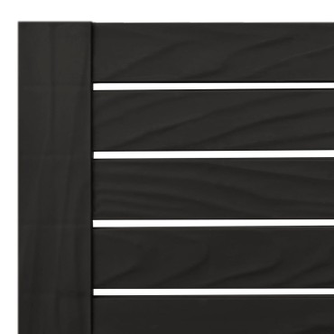 vidaXL Ξαπλώστρα Διπλή Μαύρη 155x138x83cm από Πολυπροπυλένιο 1 τεμ.
