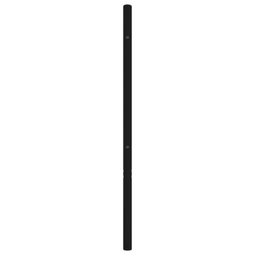vidaXL Κεφαλάρι Μαύρο Μεταλλικό 95x3x90cm 1 τεμ.