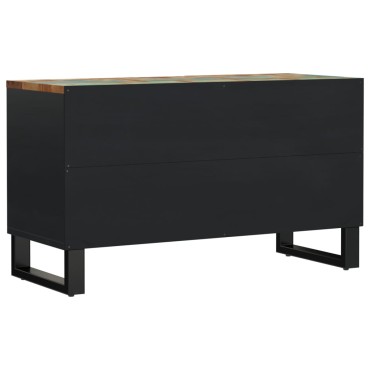 vidaXL Έπιπλο Τηλεόρασης 80x33x46cm Μασίφ Ανακυκλ. Ξύλο & Επεξ. Ξύλο