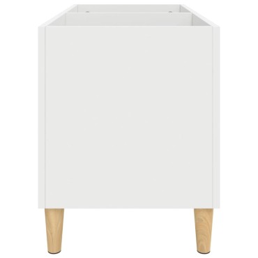 vidaXL Έπιπλο Δίσκων Λευκό 74,5x38x48cm από Επεξεργασμένο Ξύλο 1 τεμ.