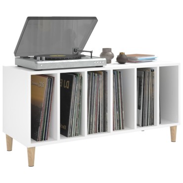 vidaXL Έπιπλο Δίσκων Λευκό 100x38x48cm από Επεξεργασμένο Ξύλο 1 τεμ.