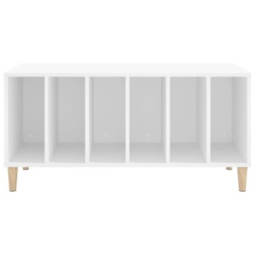 vidaXL Έπιπλο Δίσκων Λευκό 100x38x48cm από Επεξεργασμένο Ξύλο 1 τεμ.