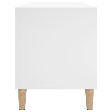 vidaXL Έπιπλο Δίσκων Λευκό 100x38x48cm από Επεξεργασμένο Ξύλο 1 τεμ.