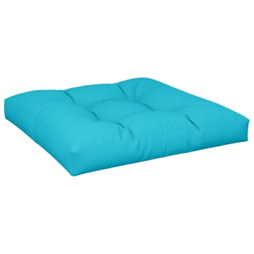 vidaXL Μαξιλάρι Παλέτας Τιρκουάζ 80x80x12cm Υφασμάτινο