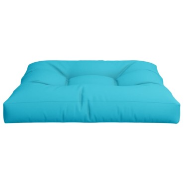 vidaXL Μαξιλάρι Παλέτας Τιρκουάζ 80x80x12cm Υφασμάτινο