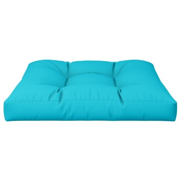 vidaXL Μαξιλάρι Παλέτας Τιρκουάζ 80x80x12cm Υφασμάτινο