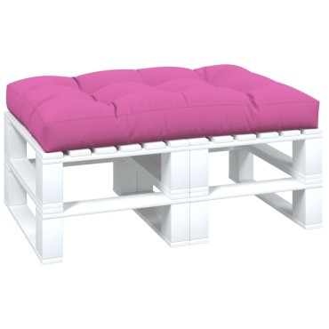 vidaXL Μαξιλάρι Παλέτας Ροζ 120x80x12cm Υφασμάτινο