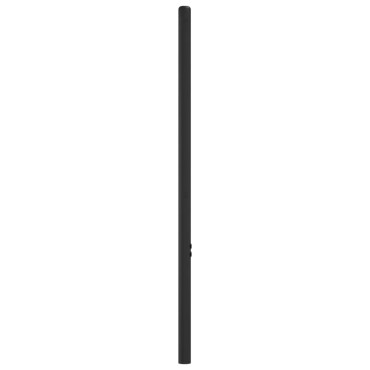 vidaXL Κεφαλάρι Μαύρο Μεταλλικό 105x3x90cm 1 τεμ.