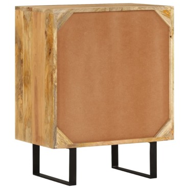 vidaXL Ντουλάπι με 2 Πόρτες 55x35x70cm από Μασίφ Ξύλο Μάνγκο 1 τεμ.