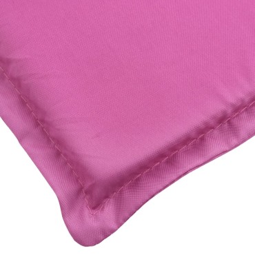 vidaXL Μαξιλάρι Ξαπλώστρας Ροζ από Ύφασμα Oxford 200x60x4cm