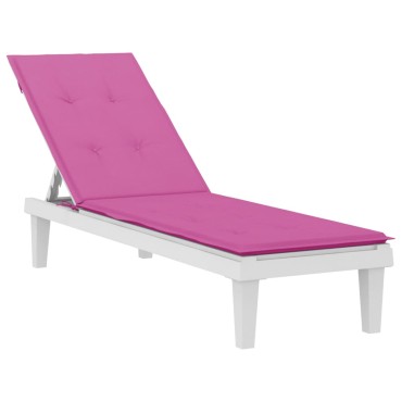 vidaXL Μαξιλάρι Ξαπλώστρας Ροζ από Ύφασμα Oxford 180x50x4cm