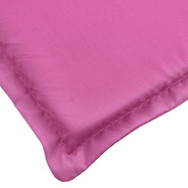 vidaXL Μαξιλάρι Ξαπλώστρας Ροζ από Ύφασμα Oxford 180x50x4cm