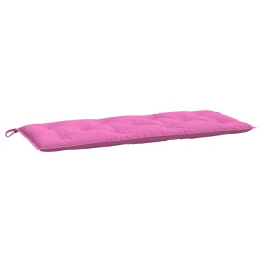 vidaXL Μαξιλάρι Πάγκου Κήπου Ροζ 120x50x7cm Υφασμάτινο