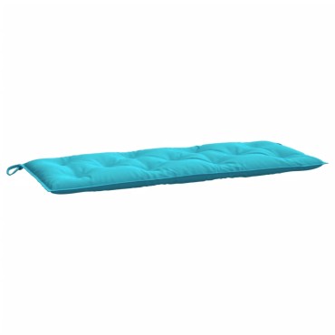 vidaXL Μαξιλάρι Πάγκου Κήπου Τιρκουάζ 120x50x7cm Υφασμάτινο