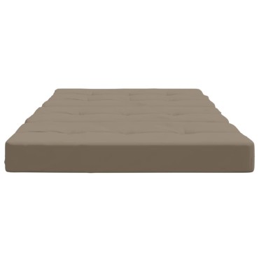 vidaXL Μαξιλάρια Ξαπλώστρας 2 τεμ. Taupe από Ύφασμα Oxford 180x55x7cm