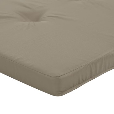 vidaXL Μαξιλάρια Ξαπλώστρας 2 τεμ. Taupe από Ύφασμα Oxford 180x55x7cm