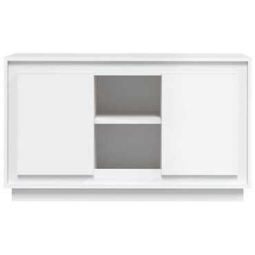 vidaXL Μπουφές Λευκός 102x35x60cm από Επεξεργασμένο Ξύλο 1 τεμ.