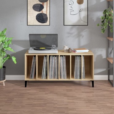 vidaXL Έπιπλο Δίσκων Sonoma Δρυς 100x38x48cm από Επεξεργασμένο Ξύλο 1 τεμ.