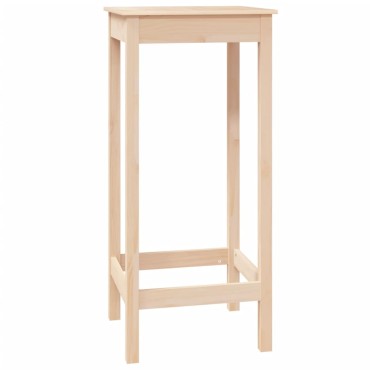 vidaXL Τραπέζι Μπαρ 50x50x110cm από Μασίφ Ξύλο Πεύκου 1 τεμ.
