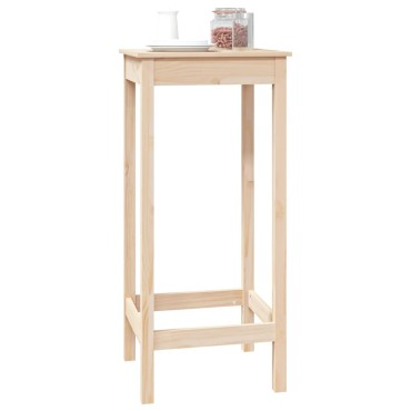 vidaXL Τραπέζι Μπαρ 50x50x110cm από Μασίφ Ξύλο Πεύκου 1 τεμ.
