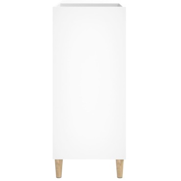 vidaXL Έπιπλο Δίσκων Λευκό 84,5x38x89cm από Επεξεργασμένο Ξύλο 1 τεμ.