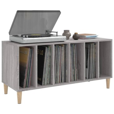 vidaXL Έπιπλο Δίσκων Γκρι Sonoma 100x38x48cm από Επεξεργασμένο Ξύλο 1 τεμ.