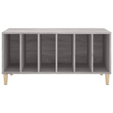 vidaXL Έπιπλο Δίσκων Γκρι Sonoma 100x38x48cm από Επεξεργασμένο Ξύλο 1 τεμ.