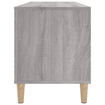 vidaXL Έπιπλο Δίσκων Γκρι Sonoma 100x38x48cm από Επεξεργασμένο Ξύλο 1 τεμ.
