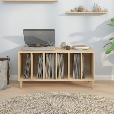 vidaXL Έπιπλο Δίσκων Sonoma Δρυς 100x38x48cm από Επεξεργασμένο Ξύλο 1 τεμ.
