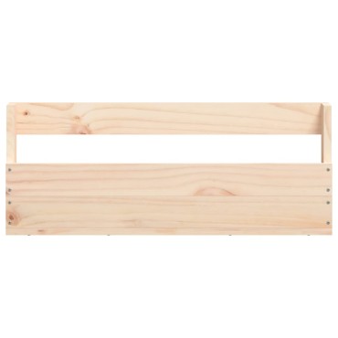 vidaXL Παπουτσοθήκες Επιτοίχιες 2 τεμ. 59x9x23cm Μασίφ Ξύλο Πεύκου