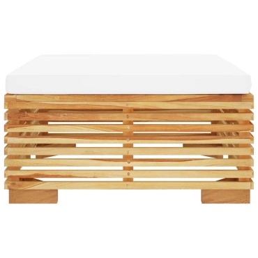 vidaXL Σαλόνι Κήπου Σετ 2 τεμ. από Μασίφ Ξύλο Teak 69,5x69,5x31cm  Διθέσιος