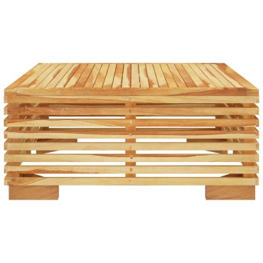 vidaXL Σαλόνι Κήπου Σετ 2 τεμ. από Μασίφ Ξύλο Teak 69,5x69,5x31cm  Διθέσιος