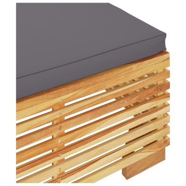 vidaXL Σαλόνι Κήπου Σετ 2 τεμ. από Μασίφ Ξύλο Teak 69,5x69,5x31cm  Διθέσιος