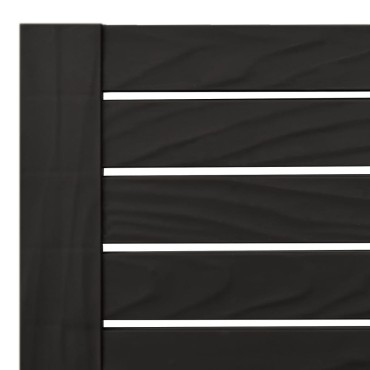 vidaXL Ξαπλώστρες 2 τεμ. Μαύρες 155x58x83cm από Πολυπροπυλένιο