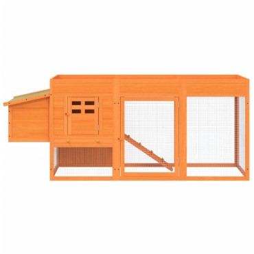 vidaXL Κοτέτσι Καφέ 204 x 50 x 84 εκ. από Μασίφ Ξύλο Πεύκου