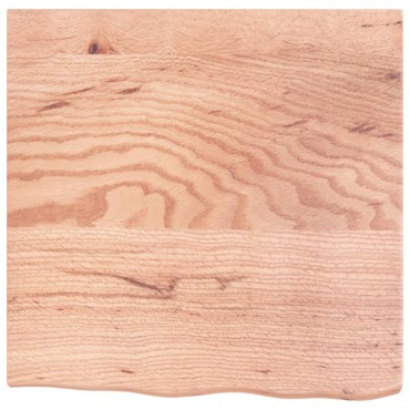 vidaXL Ράφι Τοίχου Ανοιχτό Καφέ 60x60x(2-4)cm Επεξ. Μασίφ Ξύλο Δρυός 1 τεμ.