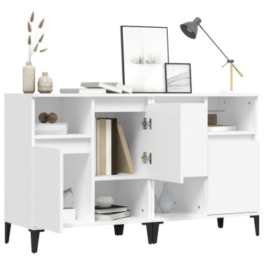 vidaXL Ντουλάπια 2 τεμ. Λευκά 60x35x70cm από Επεξεργασμένο Ξύλο