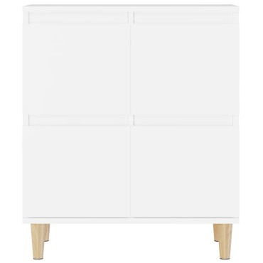 vidaXL Ντουλάπια 2 τεμ. Λευκά 60x35x70cm από Επεξεργασμένο Ξύλο