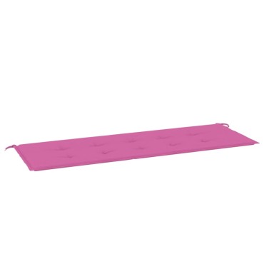 vidaXL Μαξιλάρι Πάγκου Κήπου Ροζ 150x50x4cm Ύφασμα Oxford
