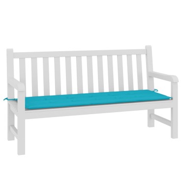 vidaXL Μαξιλάρι Πάγκου Κήπου Τιρκουάζ 150x50x4cm Ύφασμα Oxford