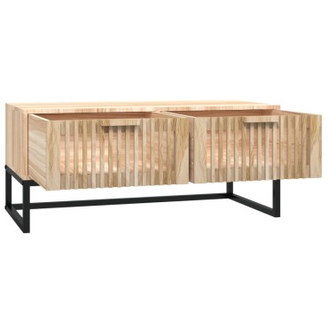 vidaXL Τραπεζάκι Σαλονιού 80x40x35cm Επεξεργασμένο Ξύλο & Σίδερο 1 τεμ.