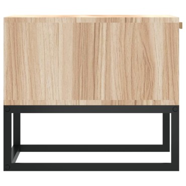 vidaXL Τραπεζάκι Σαλονιού 80x40x35cm Επεξεργασμένο Ξύλο & Σίδερο 1 τεμ.