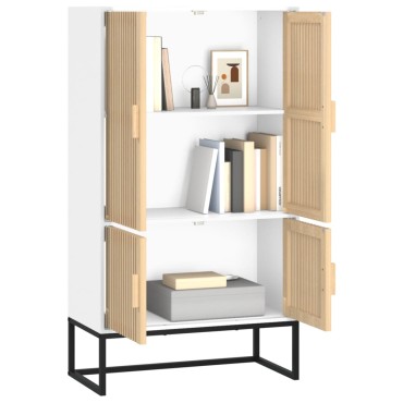vidaXL Ντουλάπι Λευκό 70x35x125cm από Επεξεργασμένο Ξύλο 1 τεμ.