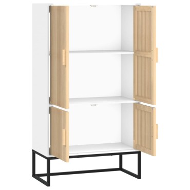 vidaXL Ντουλάπι Λευκό 70x35x125cm από Επεξεργασμένο Ξύλο 1 τεμ.