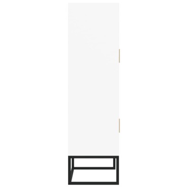 vidaXL Ντουλάπι Λευκό 70x35x125cm από Επεξεργασμένο Ξύλο 1 τεμ.