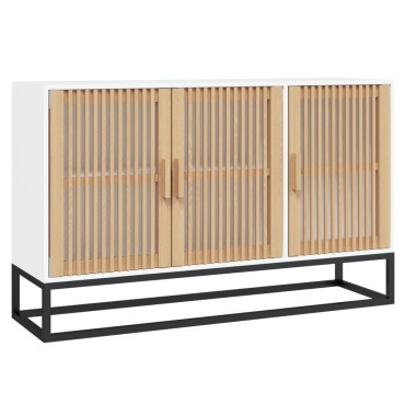 vidaXL Ντουλάπι Λευκό 105x30x65cm από Επεξεργασμένο Ξύλο 1 τεμ.