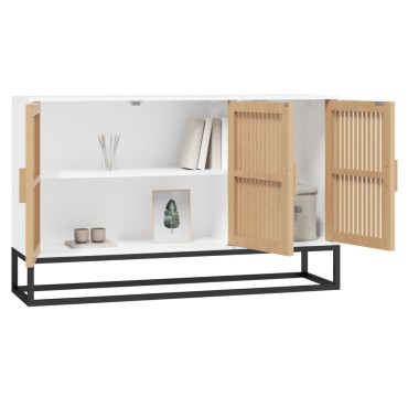vidaXL Ντουλάπι Λευκό 105x30x65cm από Επεξεργασμένο Ξύλο 1 τεμ.