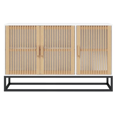 vidaXL Ντουλάπι Λευκό 105x30x65cm από Επεξεργασμένο Ξύλο 1 τεμ.
